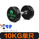 力諾 專業(yè)健身房啞鈴套裝男士家用一對(duì)5KG10公斤20包膠商用固定啞鈴 10KG一只
