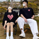 倉石一樹 KAZUKI KURAISHI倉石一樹美式潮牌情侶裝男士夏季2024新款休閑寬松上衣短袖T恤潮 黑色小圖 2XL