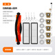 凈璽適配小米米家掃地機一代1S配件全能2邊刷濾網(wǎng)塵盒塵袋拖布清潔液 全能1S/2集塵袋豪華套裝+鵝頸刷