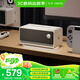 漫步者花再Evo Play便攜桌面音響 藍牙5.4高保真家用室外音響 長(cháng)續航皮革雙向立體聲 貝母白