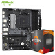華擎 (ASRock) B550M Phantom Gaming 4主板+AMD 銳龍7 5700X 處理器 臺式機 CPU 主機CPU 主板CPU套裝