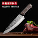 龍虎斬龍泉手工鍛打剃骨刀屠夫肉攤鋒利剔肉分割刀屠宰殺豬牛羊放血尖刀 屠宰刀+PP刀套