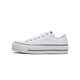 匡威（Converse）官方正品  All Star Lift兒童低幫厚底黑色帆布鞋 560251C 36碼