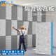 億派隔音門(mén)貼吸音棉板臥室隔音門(mén)貼毛氈房門(mén)裝飾自粘隔音板隔音材料 10公分太空灰50*100CM（單張）