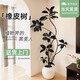 花財(cái)主大型盆栽綠植 檸檬樹(shù)鴨腳木發(fā)財(cái)樹(shù)天堂鳥(niǎo)綠植室內(nèi)客廳大盆栽 橡皮樹(shù)1.6-1.8米【圓柱盆】 含盆