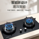 AIER愛(ài)爾灶具2223九腔烈焰鴛鴦雙灶家用嵌入式猛火 天然氣 12T