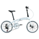 HITO 德國品牌 20寸折疊自行車(chē)超輕便攜鋁合金男女成人學(xué)生單車(chē)折疊車(chē) 白色