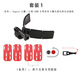 奇酷適用insta360 one X2/3頭盔下巴支架gopro摩托車(chē)騎行固定手機配件 gopro用支架4片膠