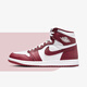 耐克（NIKE）Air Jordan 1 High OG AJ1白紅 舒適耐磨 高幫休閑板鞋 DZ5485-160 成人男款 42