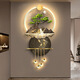 三只螞蟻迎客松玄關(guān)裝飾畫(huà)流水生財壁畫(huà)走廊LED燈光掛畫(huà)山水立體正對門(mén)畫(huà) 福祿迎松A 50*120cm遙控接電源 高透亞克力+無(wú)框UV精雕+發(fā)光吊墜
