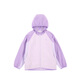 幼嵐（ALLBLU）幼嵐童裝「軟軟殼2號」連帽外套擋風(fēng)保暖24秋新款兒童男女童外套 水晶紫拼佩斯利紫 110 cm