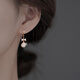 ?，敽Y(jié)貓眼耳環(huán)女耳飾小眾時(shí)尚氣質(zhì)耳釘耳墜生日禮物送女朋友 蝴蝶結(jié)貓眼耳環(huán)【帶證書】