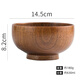 北案酸棗木碗兒童寶寶成人小飯碗大號湯碗木頭碗日式復古家用餐具套裝 直徑145mm木碗(男生湯面碗)