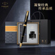 派克（PARKER）卓爾18k金鋼筆墨水筆高端簽字筆輕奢禮盒商務(wù)送禮成人鋼筆送男女生日禮物辦公定制刻字套裝 卓爾磨砂黑金墨水筆+大墨水禮盒