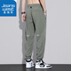 真維斯冰絲褲子男夏季薄款網(wǎng)眼防蚊釣魚(yú)褲九分運動(dòng)速干工裝男士休閑褲潮 軍綠色 XL