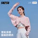 十竹防曬衣女防紫外新中式斗篷防曬服冰絲涼感透氣寬松披肩長袖皮膚衣 皮粉色【原紗冰皮 國潮披肩】