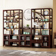 匠君心博古架中式置物架酒柜茶葉展示柜客廳隔斷柜家用收藏品擺件陳列架 中式雅韻213長(cháng)【07常規款】