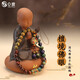 0度手機(jī)掛繩手腕中國(guó)風(fēng)手機(jī)鏈掛飾掛件吊繩旅游打卡本命年適用iPhone蘋果華為小米o(hù)ppovivo便攜掛鏈 檀境佛眼