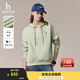 哈吉斯（HAZZYS）女裝 秋季女士衛(wèi)衣純色活力連帽運(yùn)動(dòng)休閑風(fēng)套頭衛(wèi)衣女 淺綠色LG L (165/88A 40)