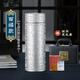 京臣銀杯子999純銀內(nèi)膽禮品杯足銀茶杯過(guò)濾銀水杯保溫杯 百福銀色(贈(zèng)皮禮盒+證書(shū))足銀內(nèi)膽浮雕杯身