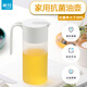 茶花（CHAHUA）銀離子抗菌油壺自動(dòng)開(kāi)合防漏油玻璃油壺油油瓶醬油醋瓶子廚房油壺 抗菌 倒油壺 550ml