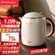 榮事達電熱水壺燒水保溫一體全自動(dòng)恒溫最新款燒水壺自動(dòng)斷電復古風(fēng)家用辦公304不銹鋼雙層防燙恒溫水壺 1L 珍珠白【升級304不銹鋼】無(wú)涂層內膽