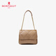 夢(mèng)特嬌（MONTAGUT）包包女包2025新款時(shí)尚菱格羊皮鏈條單肩斜挎包手提包母親節禮物 冰咖啡RA612071107