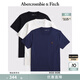 Abercrombie & Fitch經(jīng)典小麋鹿圖案男裝25秋季3件組合裝重磅圓領(lǐng)短袖T恤124-5044 海軍藍(lán)多色 XL (180/116A)
