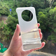 踏朵超薄無邊框適用華為mate60pro/+手機(jī)殼 新款mate50簡約高級感Mate40epro藝術(shù)水彩插畫硬殼磨砂防摔 磨砂半透白【水彩插畫】贈手機(jī)膜 華為 Mate 60 Pro