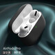與舟行Apple AirPods Pro無線藍(lán)牙耳機(jī)套液態(tài)硅膠多色替換可無線充電 AirPodsPro【黑色】