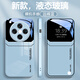 品托 適用oppofindx8手機(jī)殼findx7ultra液態(tài)玻璃保護(hù)套x8pro新款大視窗全包防摔防指紋創(chuàng)意男女潮牌 FindX8【遠(yuǎn)峰藍(lán)-A1-大視窗A80】+手機(jī)膜 液態(tài)玻璃