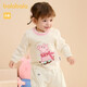 巴拉巴拉嬰兒毛衣女童冬季針織衫【小豬佩奇IP】200424103005