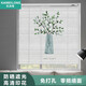 凱美隆鋁合金百葉窗簾客廳陽(yáng)臺防曬簾衛生間廚房廁所防水防窺簾可免打孔 JD-W005 高清環(huán)保印畫(huà) 防水防油 每平方米單價(jià)/不足1平按1平算