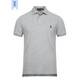 RRL拉夫勞倫Ralph Lauren夏季純棉翻領(lǐng)小馬標(biāo)短袖POLO衫半袖保羅 灰色 S (建議130-150斤)