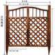 撒網(wǎng)人戶(hù)外柵欄門(mén)籬笆門(mén)防腐木圍欄門(mén)庭院田園花園院子護欄小門(mén)木門(mén)定制 碳化斜網(wǎng)門(mén)(泥土地一套)寬122