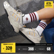 adidas「泡泡鞋」HI-TAIL 2.0經(jīng)典復古中幫運動(dòng)鞋阿迪達斯三葉草   清澈棕/燕麥色/黑色   42