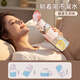 私家良品玻璃水杯女吸管杯成人孕婦產(chǎn)婦專用躺著喝水耐熱學(xué)生兒童刻度杯子 （帶吸管+刻度）粉色 500ml