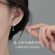 米蔓（MIMORE）S999足銀蝴蝶耳釘女時尚潮流高級感氣質(zhì)耳飾養(yǎng)耳洞睡覺免摘防堵