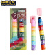 細雨 固體熒光筆可愛(ài)創(chuàng  )意多色筆復古涂鴉筆12色拼接重點(diǎn)劃線(xiàn)記號筆 熒光色+復古色