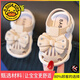 G.DUCKKIDS小黃鴨夏季寶寶涼鞋軟底防滑幼兒學(xué)步鞋小童卡通女寶寶包頭涼鞋 包頭領(lǐng)結(jié)小涼鞋-米色 19 內(nèi)長12.0cm【約1周歲】