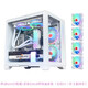 玩嘉 律動MINI雪電腦機箱臺式機M-ATX/ITX中小主板240水冷側透mini桌面海景房 律動MINI白+星鉆白RGB四風扇套裝（5V同步）