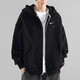 耐克（NIKE）外套春秋男裝 2025新款運動服防風休閑上衣連帽開衫衛(wèi)衣寬松夾克 熱推/舒適親膚黑色/曬圖退5 2XL (185/100A)