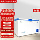 捷盛（JS）超低溫冷柜零下-40℃468L568L商用臥式冰柜金槍魚(yú)深冷保存箱-60大容量實(shí)驗海鮮柜 -65度468L（-25至-65度可調）