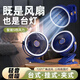 雅蘭仕小風(fēng)扇usb電風(fēng)扇桌面臺式辦公宿舍學(xué)生床頭戶(hù)外小型大風(fēng)力車(chē)載迷你便攜嬰兒車(chē)壁掛夾式輕音充電扇 藍色充電款【輕音大風(fēng)力/持久續航/夜燈模式】