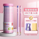 得力（deli） 兒童鉛筆定制名字六角桿鉛筆小學(xué)生鉛筆 考試鉛筆學(xué)生用品一年級(jí)批發(fā)免費(fèi)激光刻姓名定制 50支2B粉紫混-免費(fèi)刻字