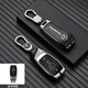 2024款奔馳GLE350鑰匙套GLE450扣GLE400/GLE320/GLE53AMG高檔車(chē)殼 【槍殼黑皮】全包+金屬扣 1