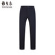 雅戈爾（YOUNGOR）休閑褲男DP棉免燙不易皺褲子自然垂順易打理新品 VCDP329979AWY黑色 34 84A