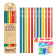 Tombow日本Tombow蜻蜓木頭鉛筆 小學(xué)生用無(wú)鉛毒學(xué)童系列木質(zhì)鉛筆 素描繪圖考試一二年級用鉛筆 混色彩桿2B-12支整盒