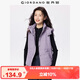 佐丹奴棉服馬甲女秋冬夾棉保暖可脫卸帽棉衣背心外套13375849