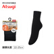 厚木ATSUGI秋冬加厚短襪遠紅外短絲襪日系女士腳踝襪子FS5512 480黑色 1雙 均碼 22-25cm